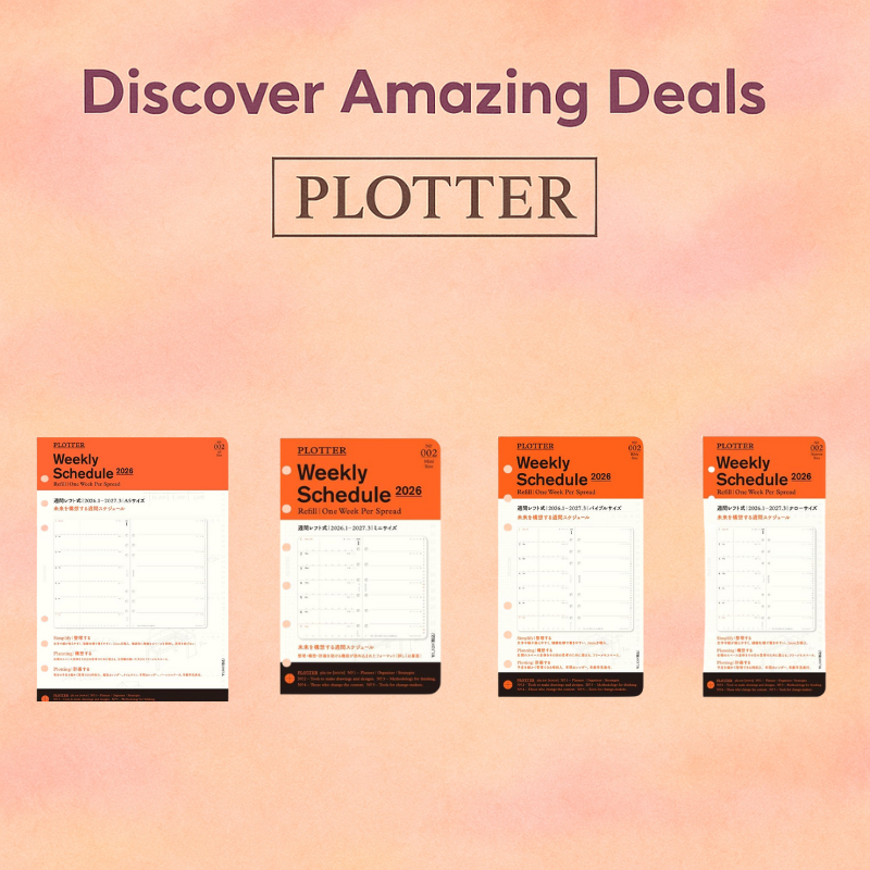 PLOTTER System Planner Refill 2026 Weekly Left Format | Shopee Philippines