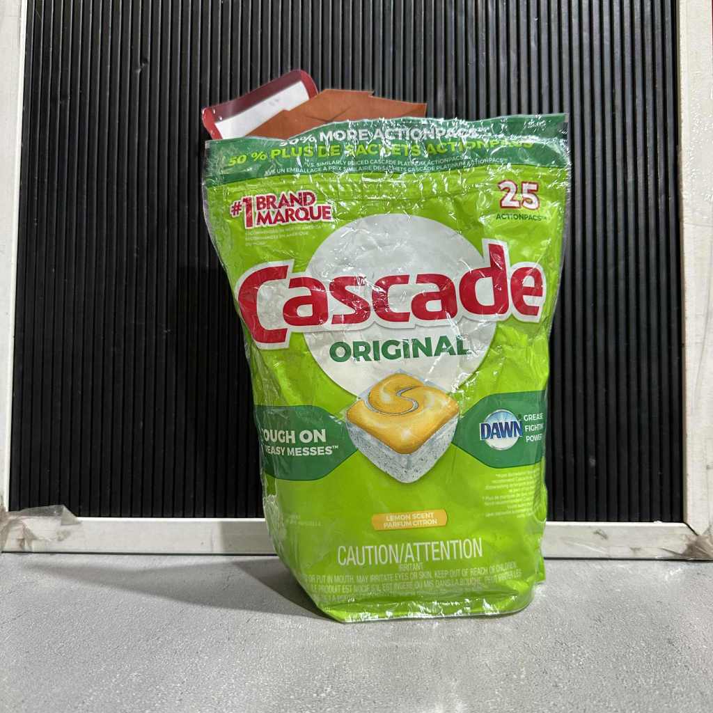 Cascade Original Dishwasher Pods Action Pacs Dishwasher Detergent Tabs ...