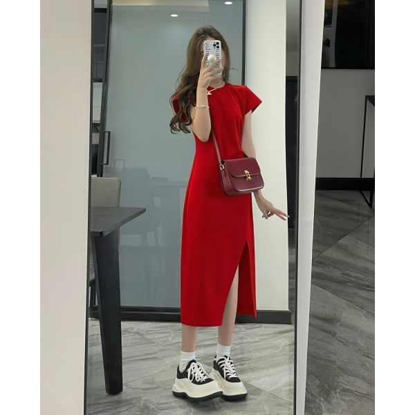 sachin and babi light blue dress Red Mini Dresses | Short Red Dresses & Dark Red Styles main image 0