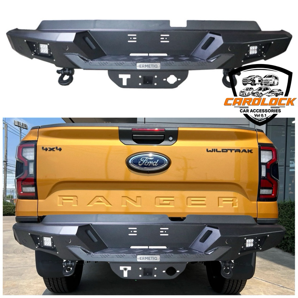 Ford Ranger 2023 - 2025 Rear Steel Bumper B08 | Shopee Philippines