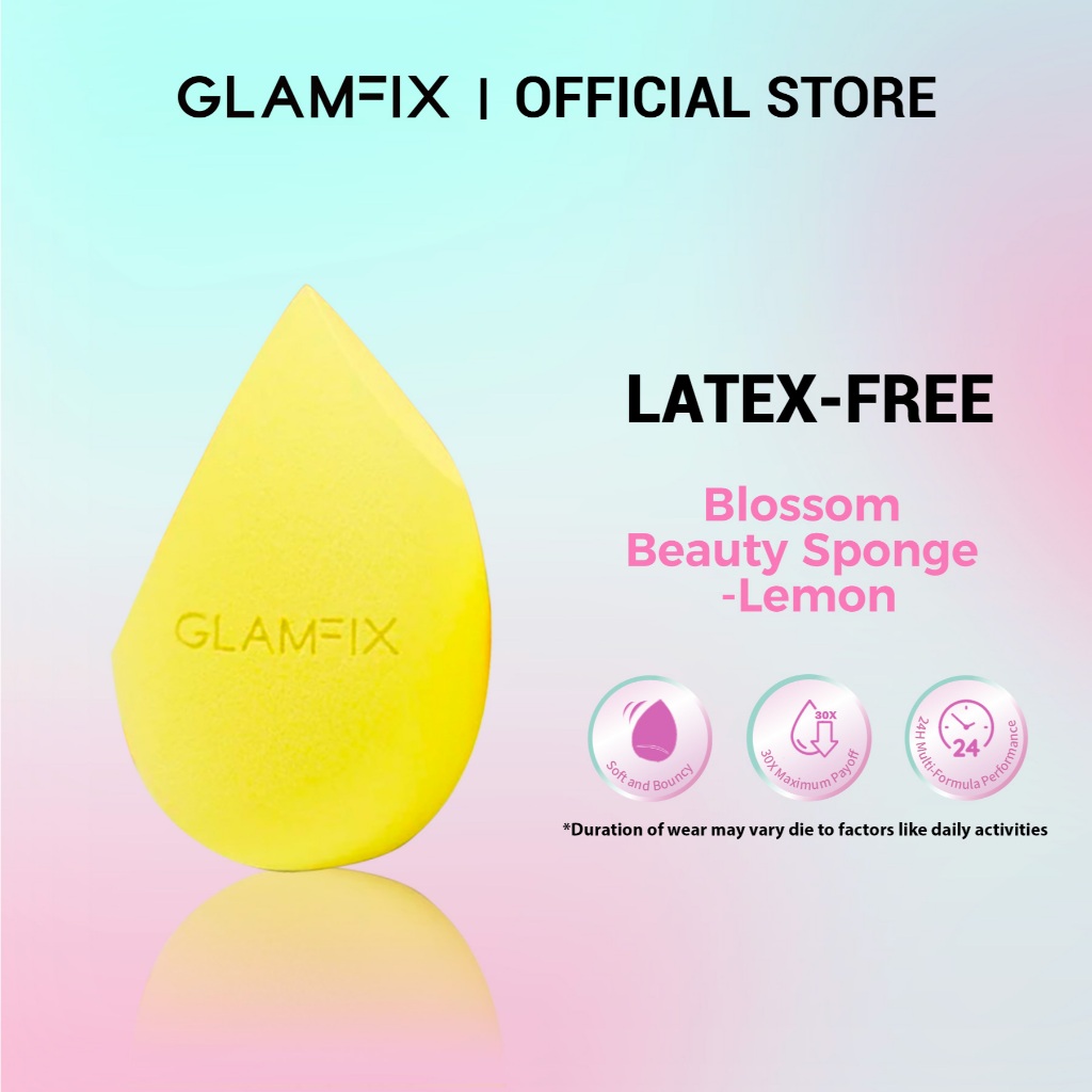 GLAMFIX Beauty Sponge Lemony | Makeup Blender and Soft Blending | Make ...