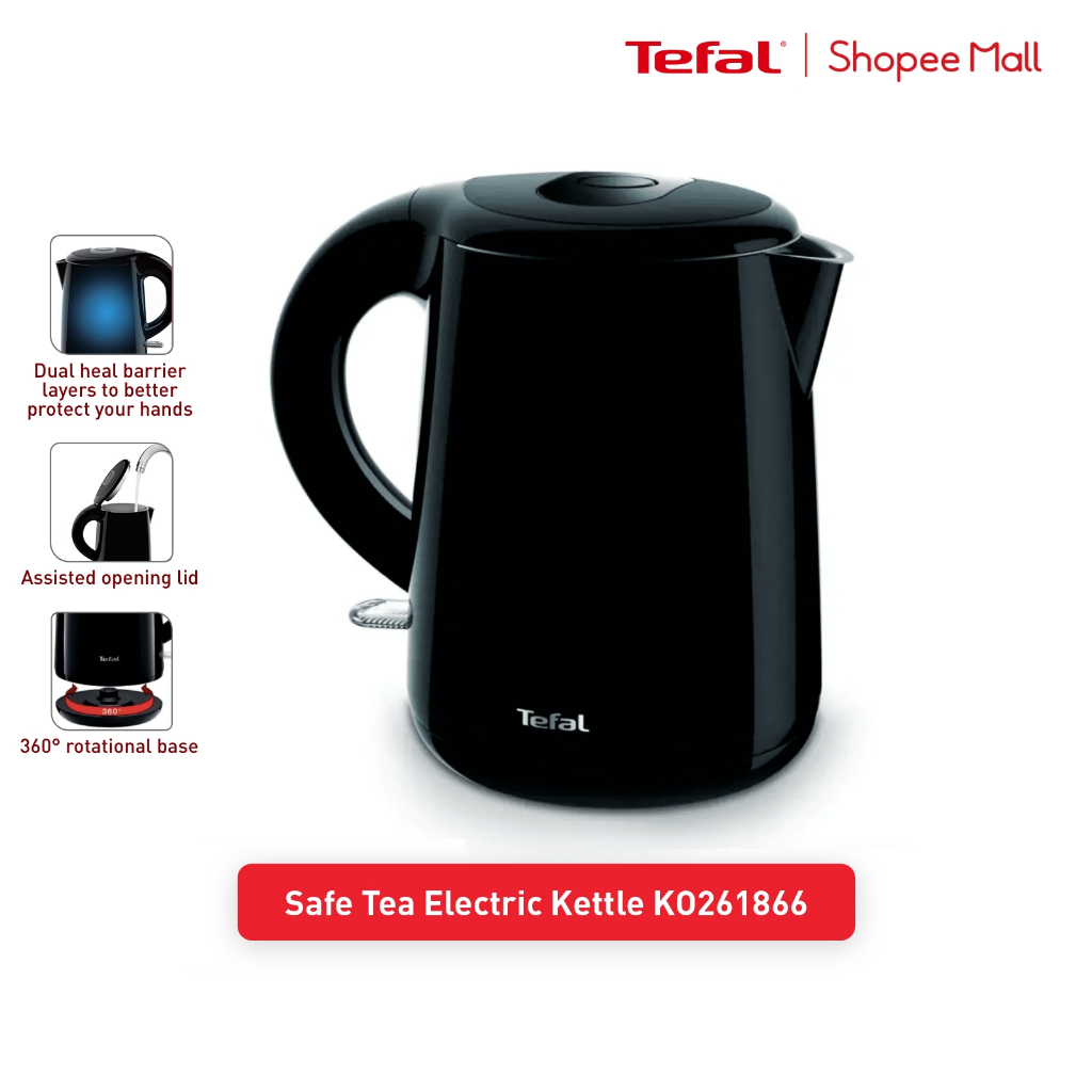 Tefal Safe'Tea Electric Kettle KO261866 1L | Shopee Philippines