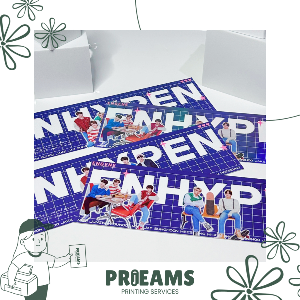 cuztomized hand banner | prieams | MINIMUM ORDER OF 10 PCS. PER ...