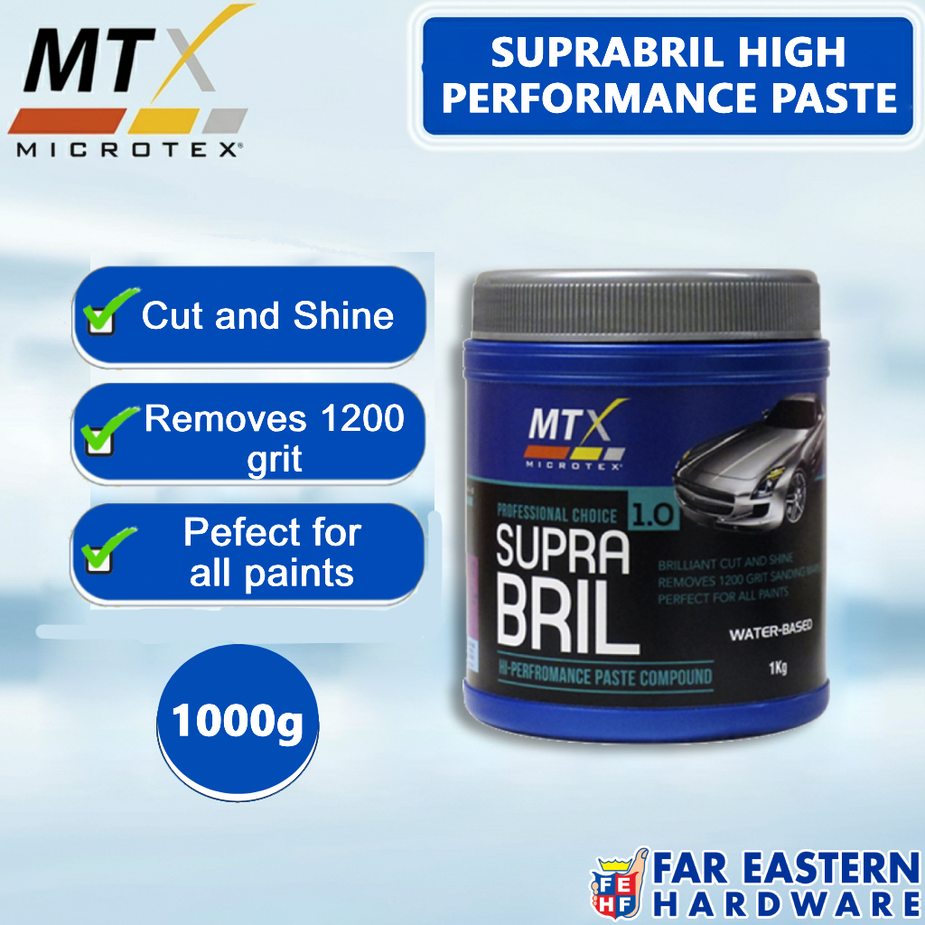 MICROTEX Supra Bril 1000g High Performance Paste Detailing Compound ...
