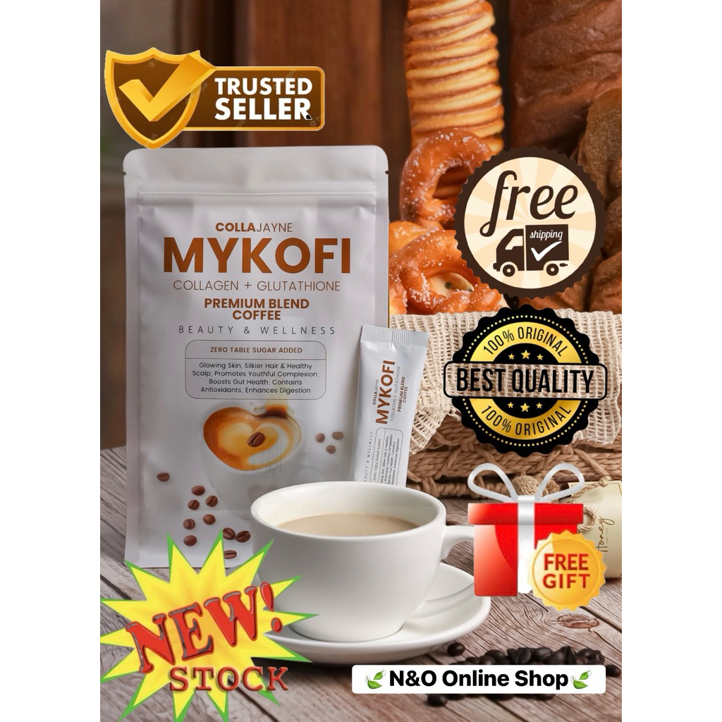 glutathione nad supplement MYKOFI Glutathione + Collagen[NEWSTOCKS][w/FREEBIES] Premium Blend Coffee  10 sachets
