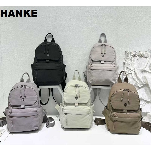 HANKE Women's Backpack Cotton Nylon Small Capacity Multi-Pocket Casual ...