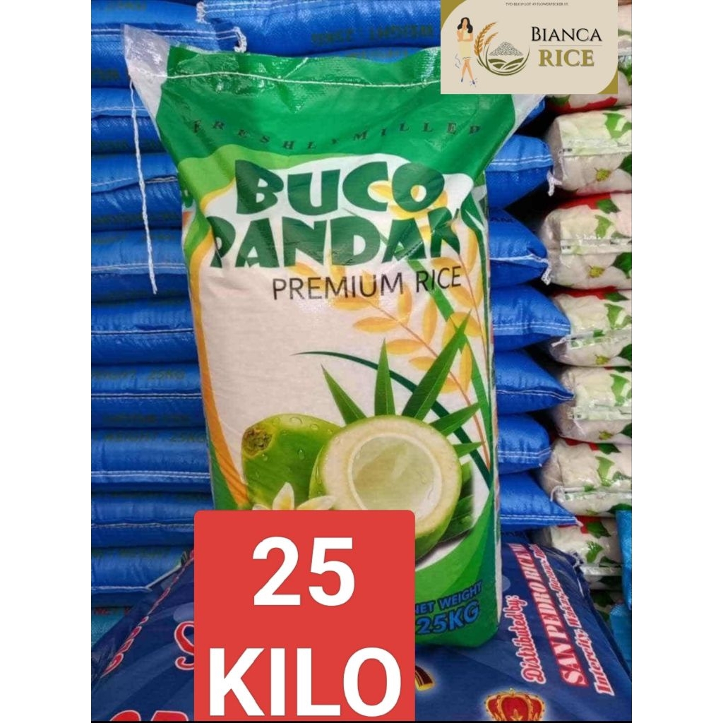 Buco Pandan Local Rice 25 Kilo pang masa na bigas mix butil | Shopee ...