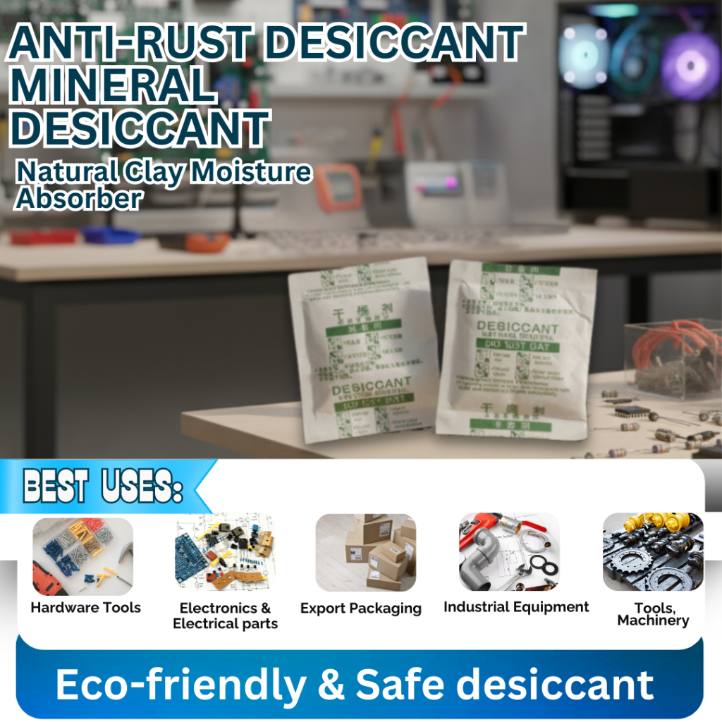 ANTI-RUST MINERAL DESICCANT Natural Clay Absorber (50pcs./ pack X 10 ...