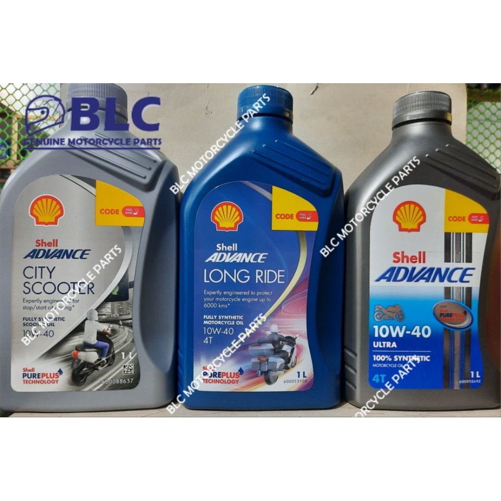 Shell Advance CITY SCOOTER/4T LONG RIDE/4T ULTRA 10w-40 Fully Synthetic ...
