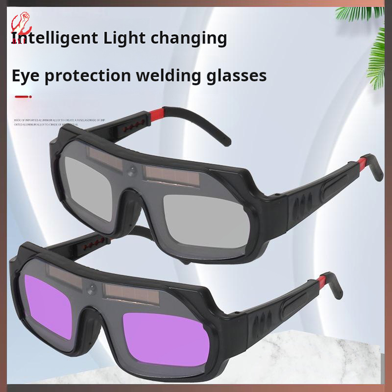 Welding goggles with dimming, anti eye piercing, strong light welding ...