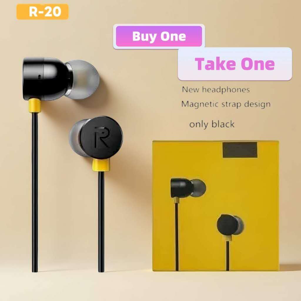 (BUY ONE TAKE ONE) Realme Headset Buds In-Ear Earphone With Magnetic Ear  Buds Headsets