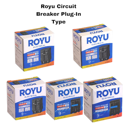 ROYU CIRCUIT BREAKER PLUG IN TYPE (15/20/30/40/60amp) | Shopee Philippines