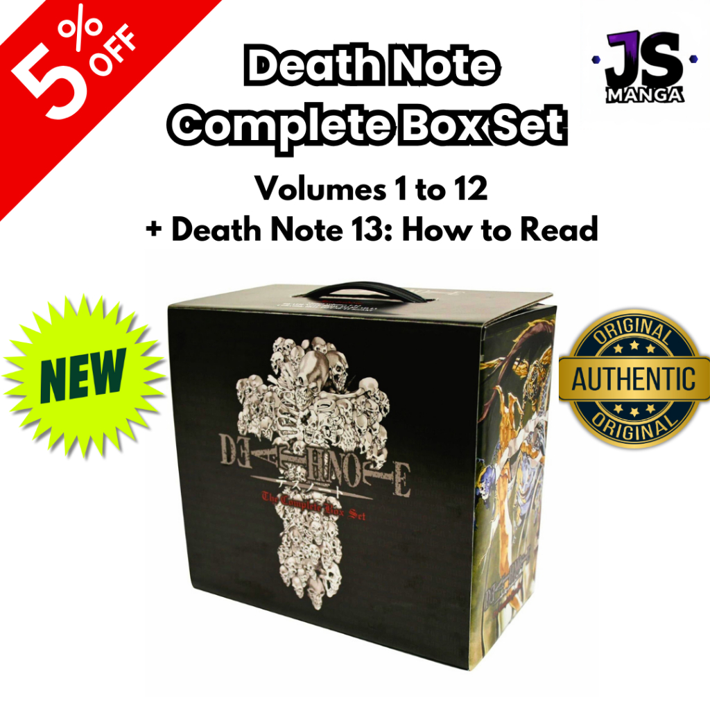 Death Note Complete Box Set: Vols. 1 to 12 plus Death Note 13: How to ...