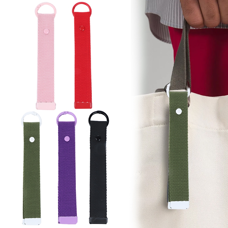 Fabric Keychain Strap Baggage Tag DIY Backpack Pendant Durable Key ...