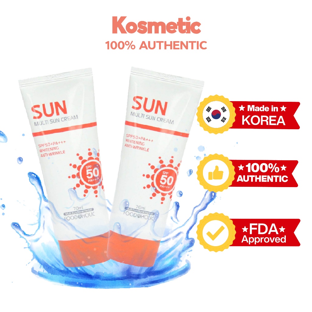 [FOODAHOLIC] Sun Multi Sun Cream SPF50+ / PA+++ | Shopee Philippines