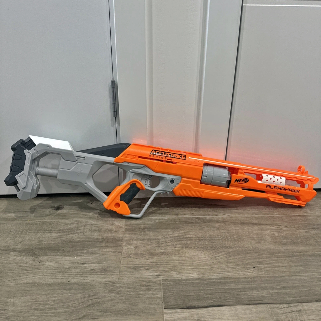 NERF Alphahawk Accustrike Elite Combow FalconFire RaptorStrike ...