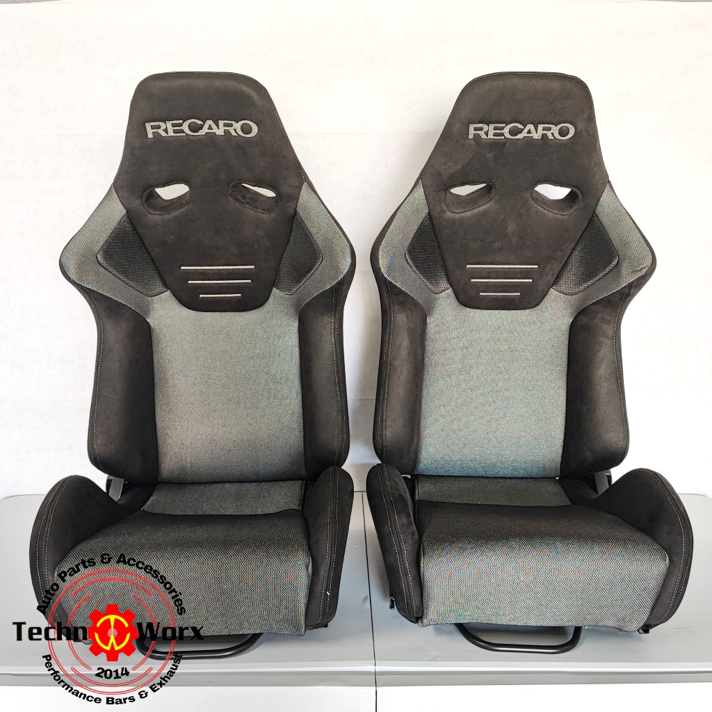 2pcs Recaro SR6 Metallic Silver Racing Seat Bucket Thailand Made High ...