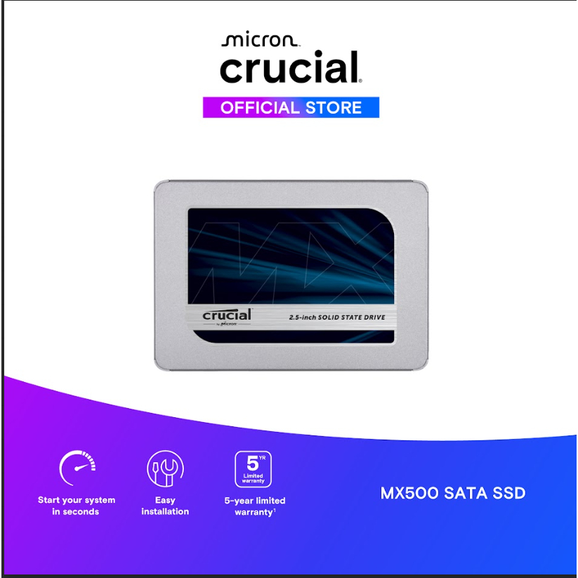 Crucial MX500 Internal SATA SSD (CTXXXXMX500SSD1)