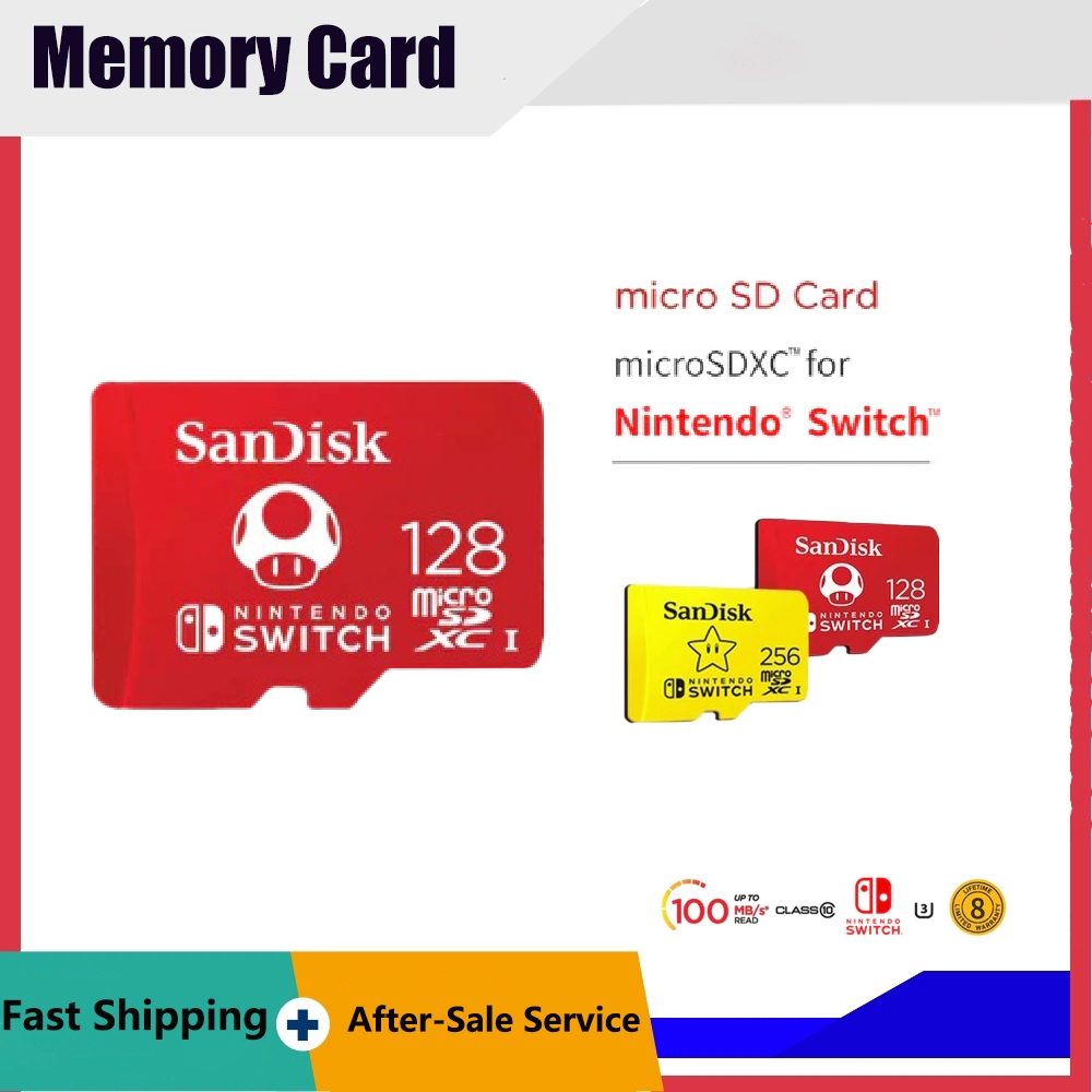 【COD】Memory Card Switch Nintendo Micro SD Card UHS-1 C10 128GB 256GB ...