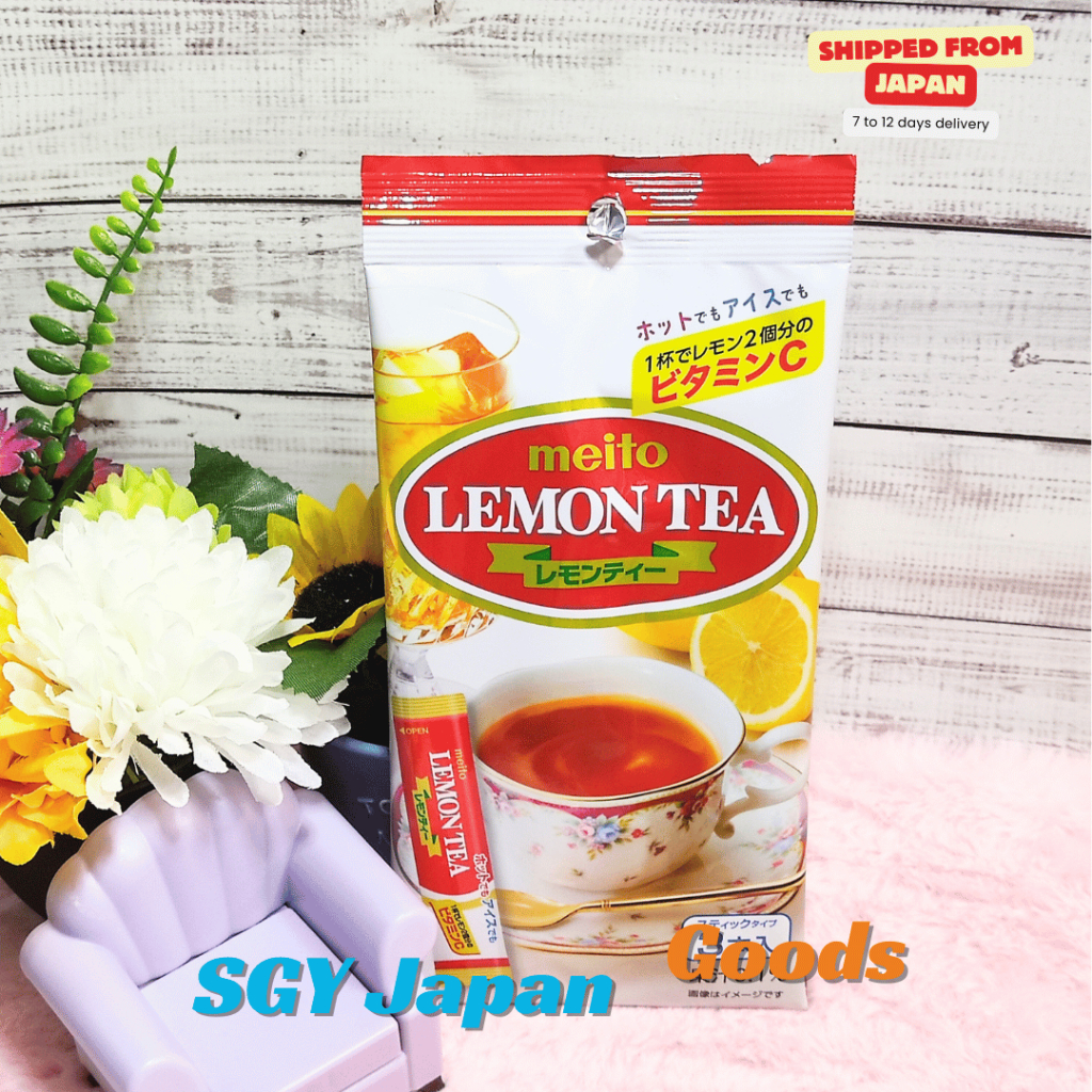 Japanese Meito Lemon Tea 3 Sticks | Vitamin C Enriched Instant Tea ...