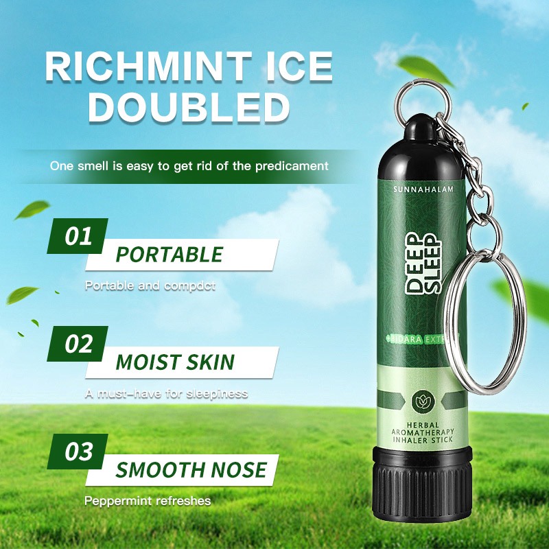 Cool Green Inhaler Nasal Inhaler Refreshing Stick Energy Cool Oil Anti ...