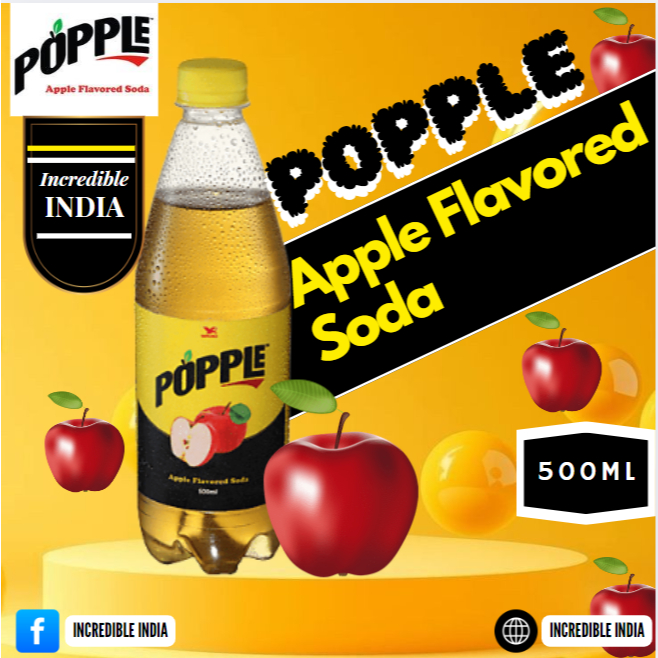 Popple Apple Flavored Soda 500ml | Shopee Philippines