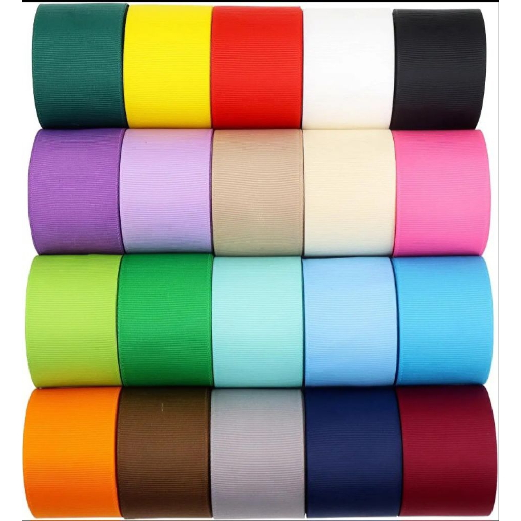 1 yard 38mm Grossgrain Ribbon for Hairbow Making Multicolor | Shopee ...