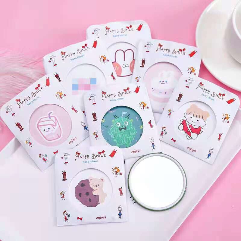 5Pcs cute mini design pocket mirror random color | Shopee Philippines