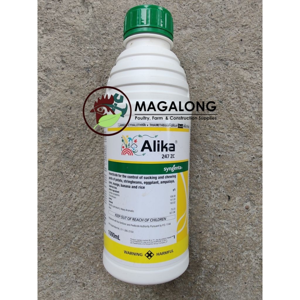ALIKA INSECTICIDE 247 ZC - LAMBDA-CYHALOTHRIN THIAMETHOXAM Like Lethal ...