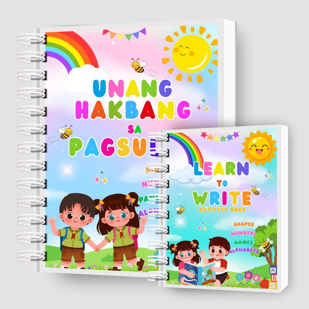 UNANG HAKBANG SA PAGSULAT/ LEARN TO WRITE | TRACING ACTIVITY BOOK ...