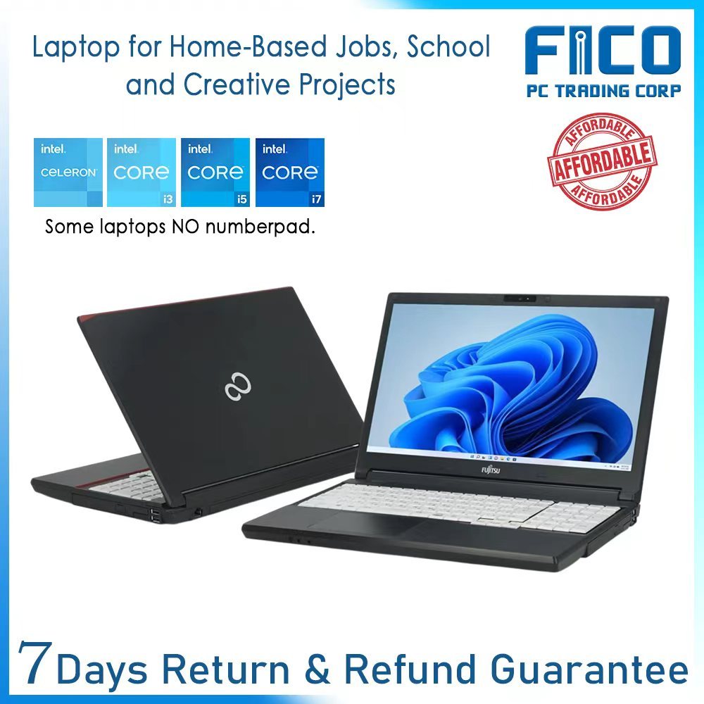 Fujitsu Laptop | Intel i7/i5/i3 & Celeron 4GB-16GB RAM 128GB-512GB SSD ...