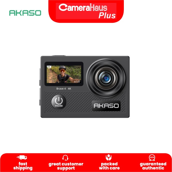 AKASO Brave 4: 4K Action Cameras | Shopee Philippines