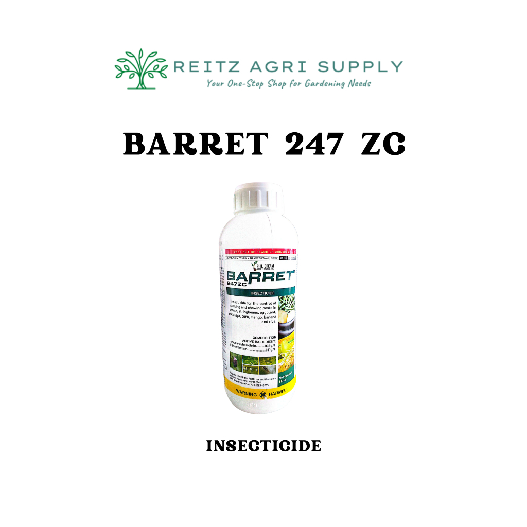 BARRET 247 ZC INSECTICIDE 1 LITER PHIL. DREAM AGROVENTURES INC ...