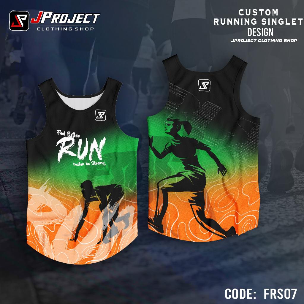 RUNNING SINGLET DESIGN V3 | Shopee Philippines