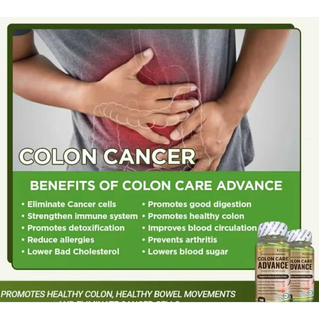 Colon Care Advance- Lowers Bad Cholesterol and Improves Colon Health ...