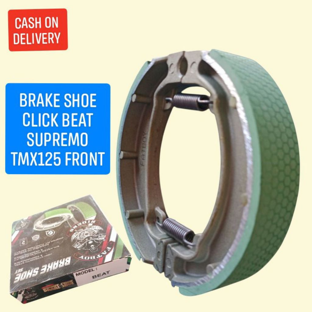 BEAT/CLICK/SUPREMO BRAKE SHOE (REAR) ZEBRA | Shopee Philippines