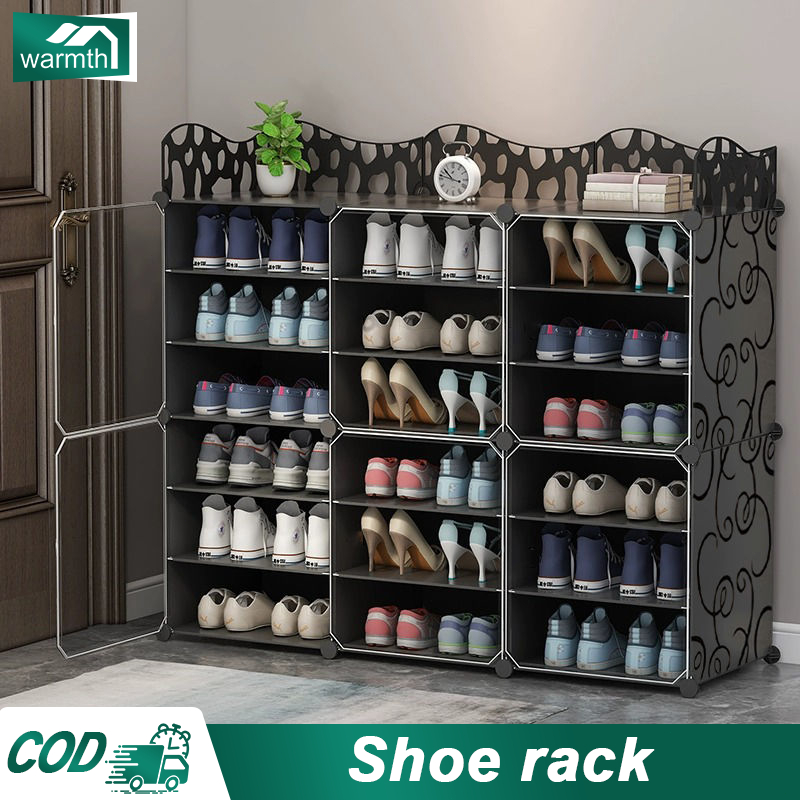 Warmth 4-10 Layers Shoe Rack Organizer Cabinet Assemble Shoe Rack For ...