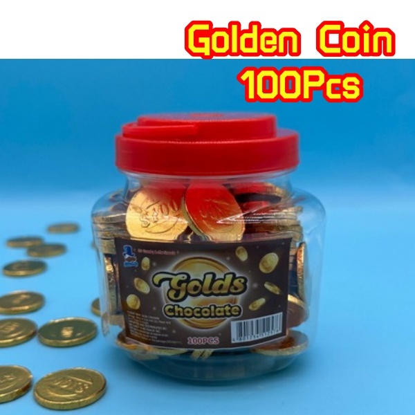 Golden Coin 100Pcs/Bottle /COD/Candy Paninda Wholesale Assorted Candies ...