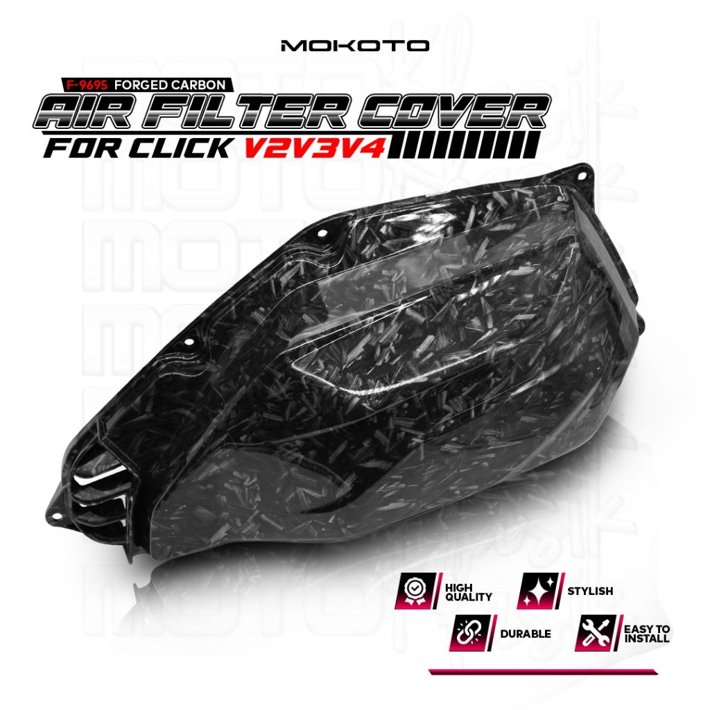 MOKOTO HONDA CLICK AIR FILTER COVER FOR CLICK V2/V3 T-5443 AIR BOX ...