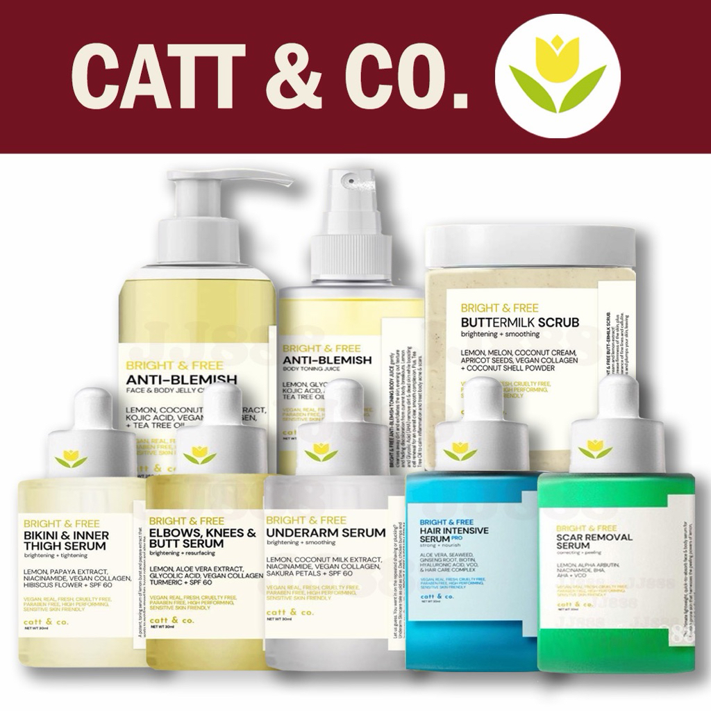 CATT & Co SERUMS Bikini serum, UA Serum, Elbows Serum, Scar serum, Hair ...