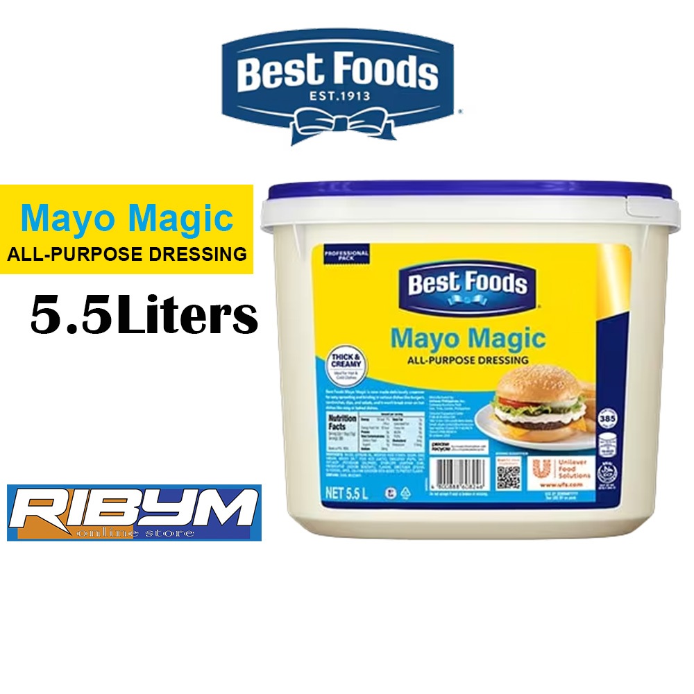 BEST FOODS MAYO MAGIC ALL PURPOSE DRESSING 5.5L | Shopee Philippines
