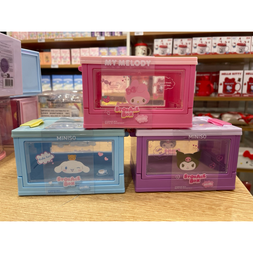 MINISO SANRIO MINI SUITCASE STORAGE BOX | Shopee Philippines