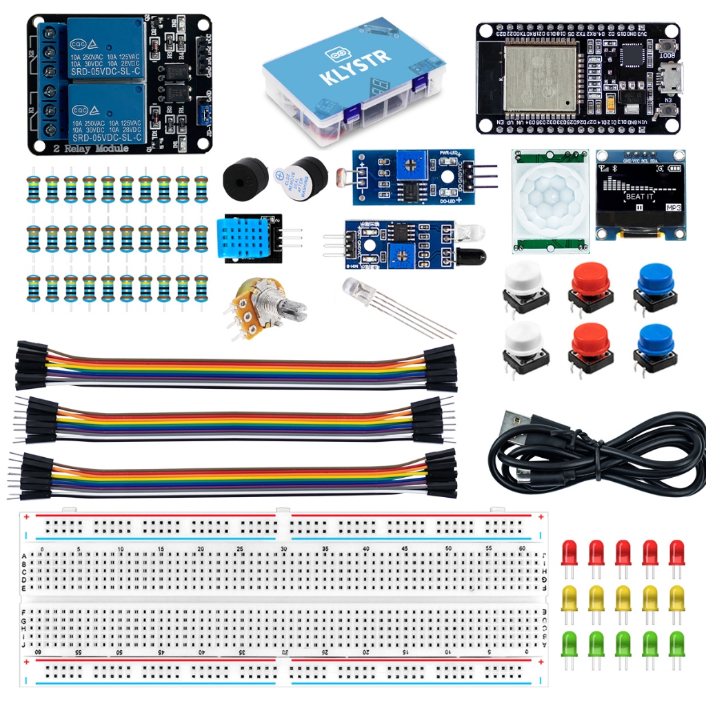 KLYSTR ESP32 Basic Starter kit WIFI + Bluetooth Wireless IoT ...