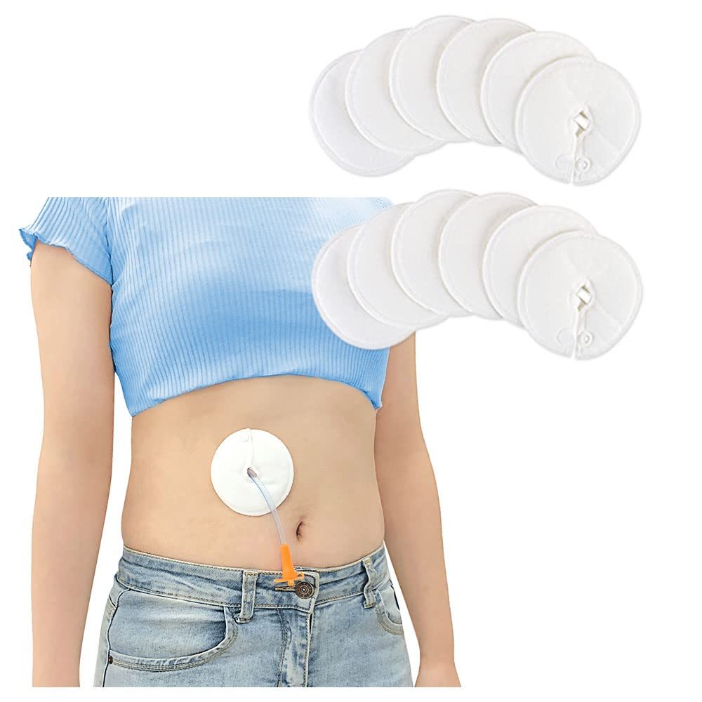 Feeding Tube Pad G Tubes Button Pads Holder Covers Peg Tube Supplies ...