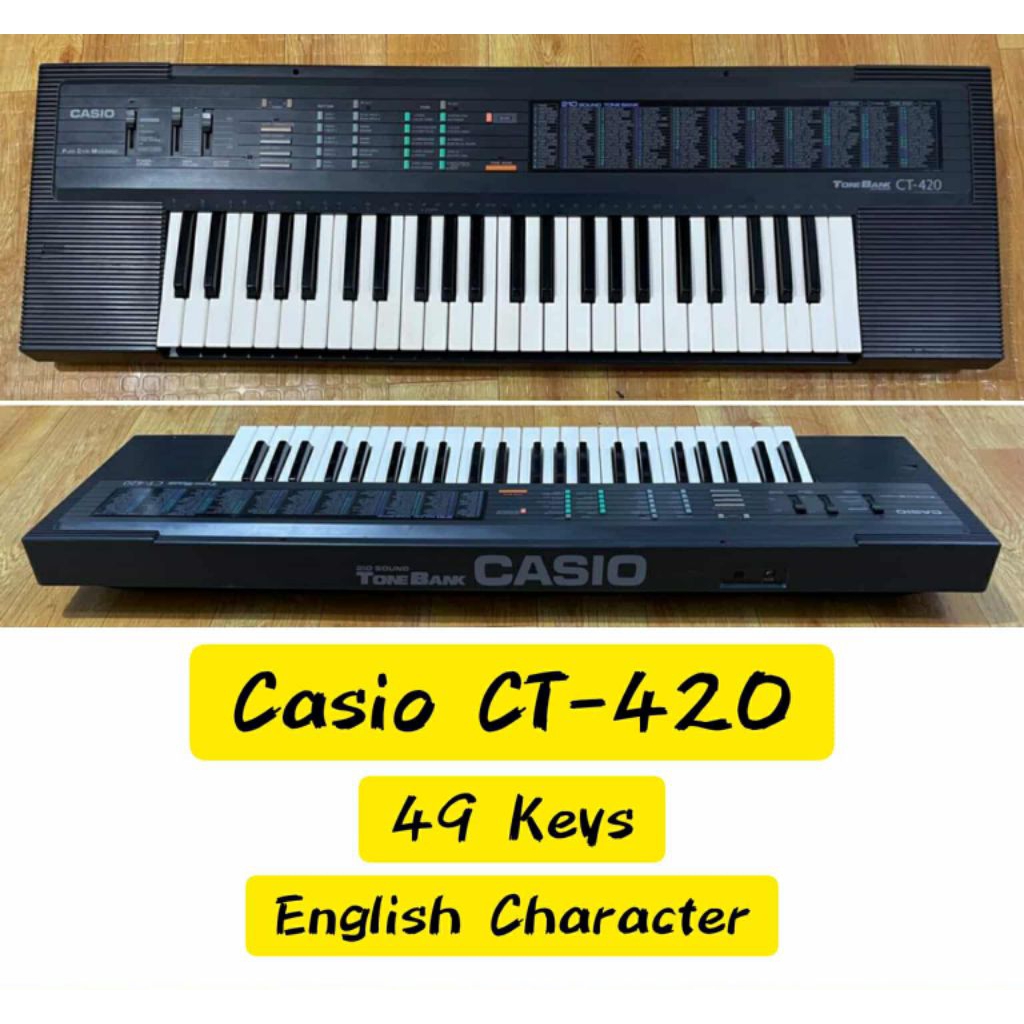 Tone Bank CT-420 (49 Keys) Japan Surplus Keyboard Piano | Shopee ...