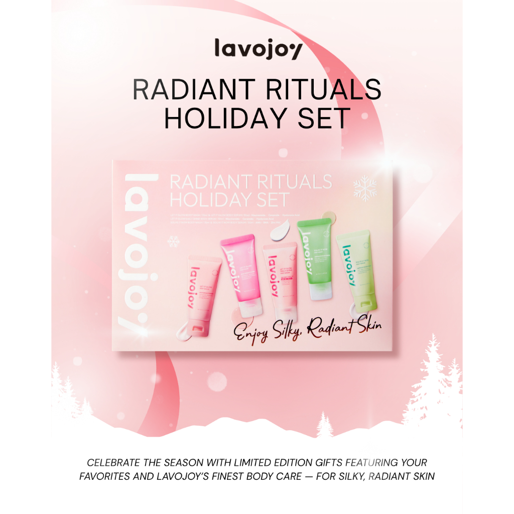 lavojoy Radiant Rituals Holiday Mini Set | Skin Brightening & Anti-Acne ...