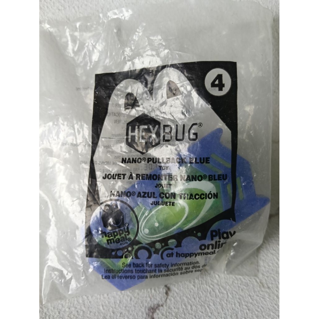 MCDO HEXBUG NANO PULL BACK BLUE CAR | Shopee Philippines