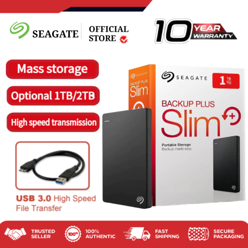 Seagate Original 1TB 2TB External hard drive One Touch with Password ...