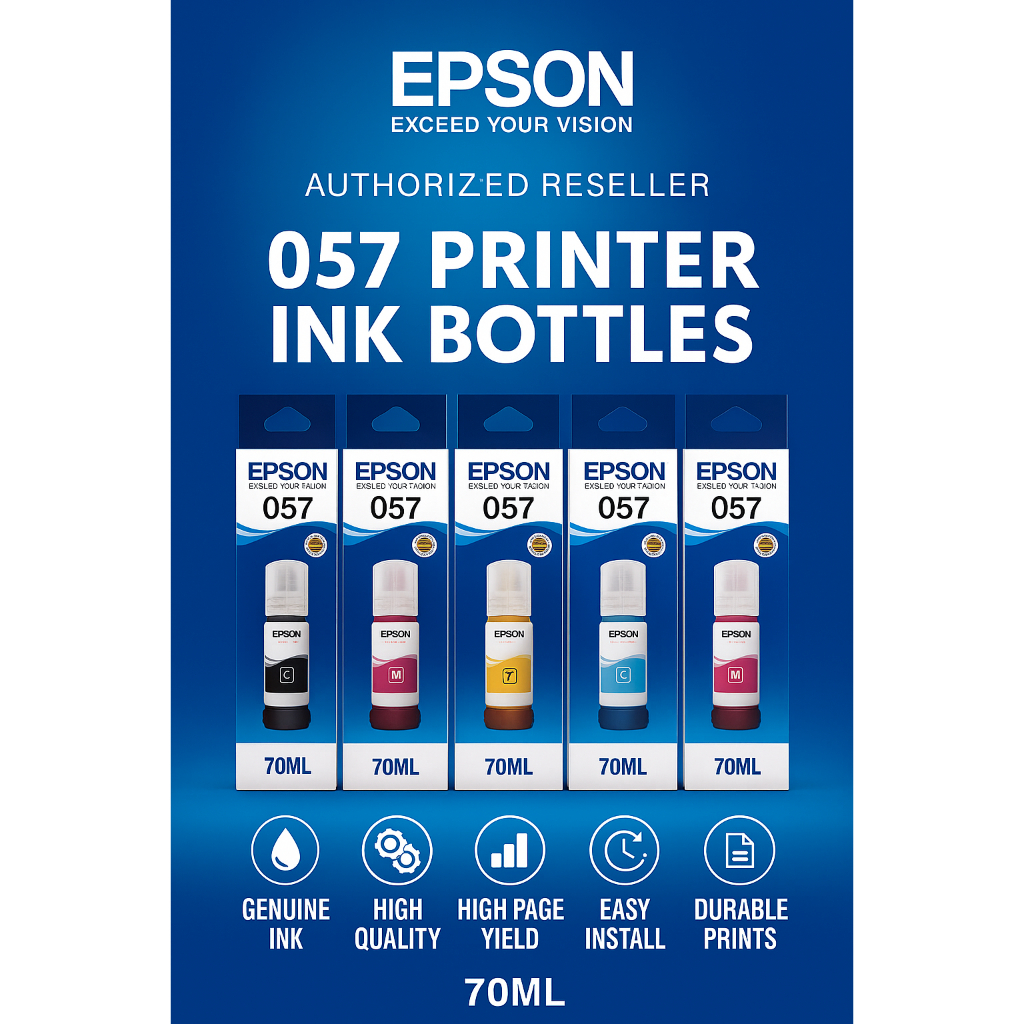 Epson 057 ink bottles for Epson EcoTank L8050 and L18050 Printers ...