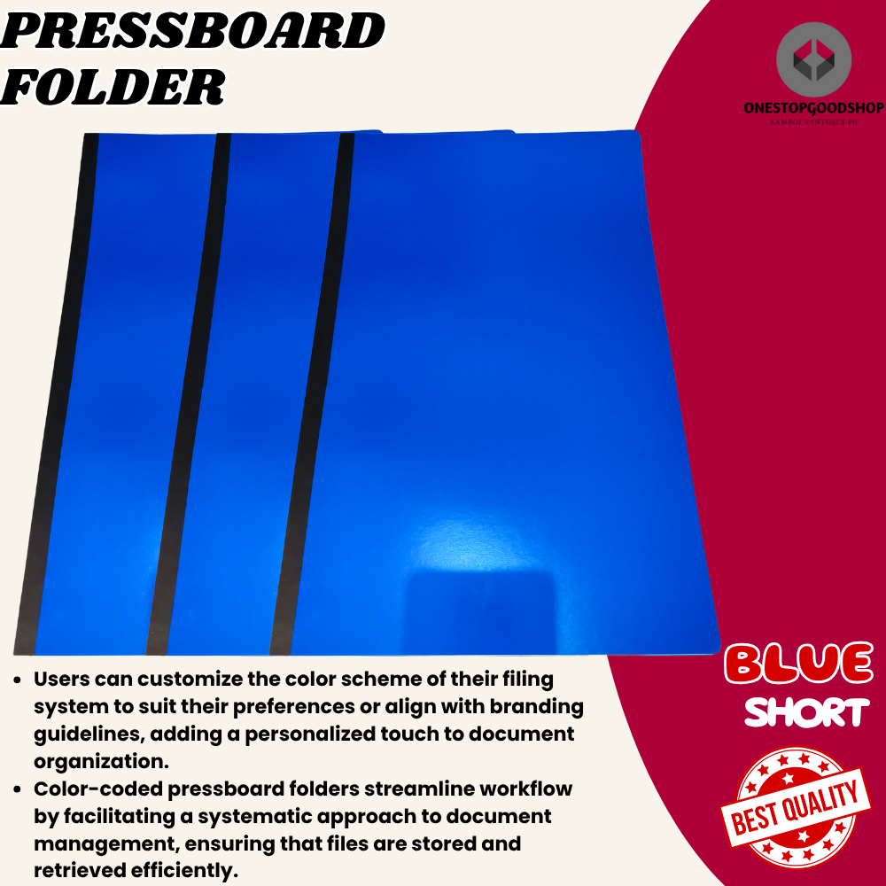 Blue Expanded Folder Pressboard or Colored Folder Coloreds Folders ...